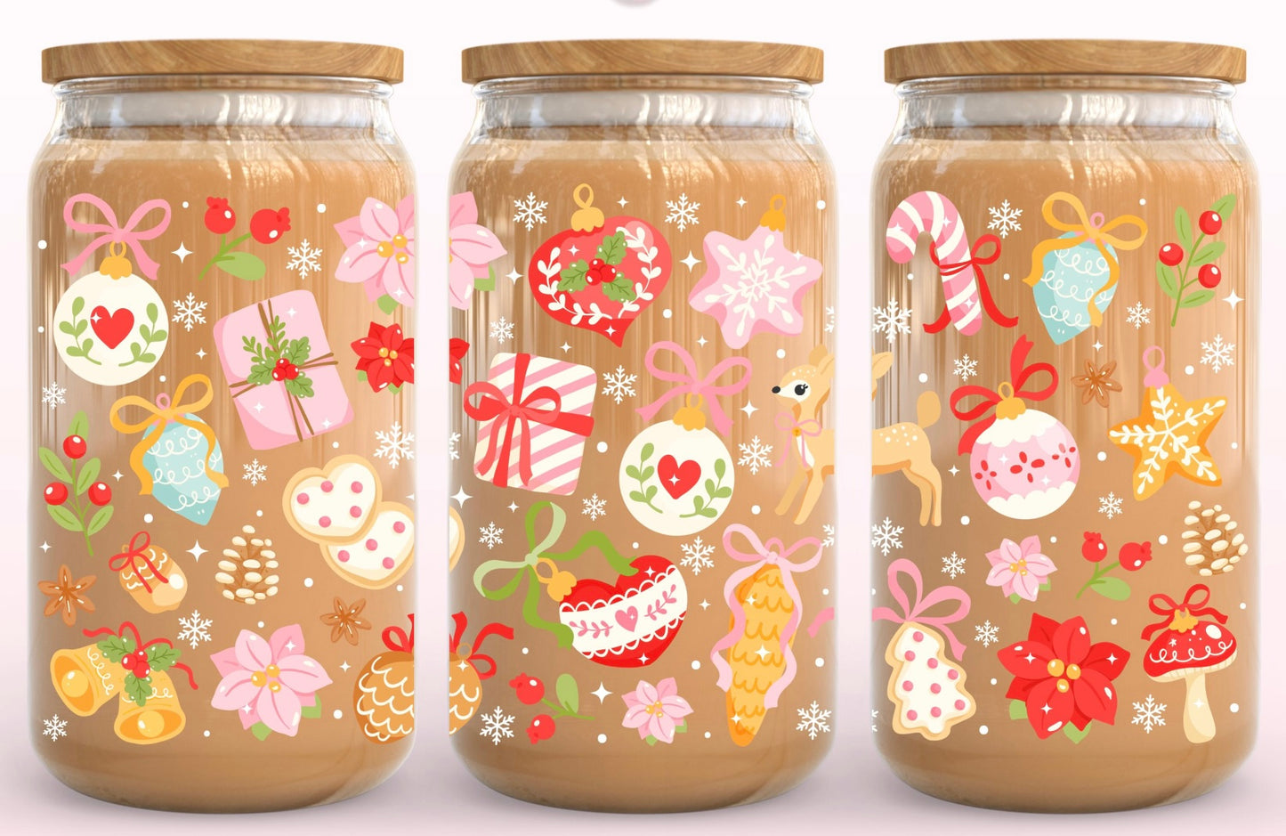 Pink and Red Christmas