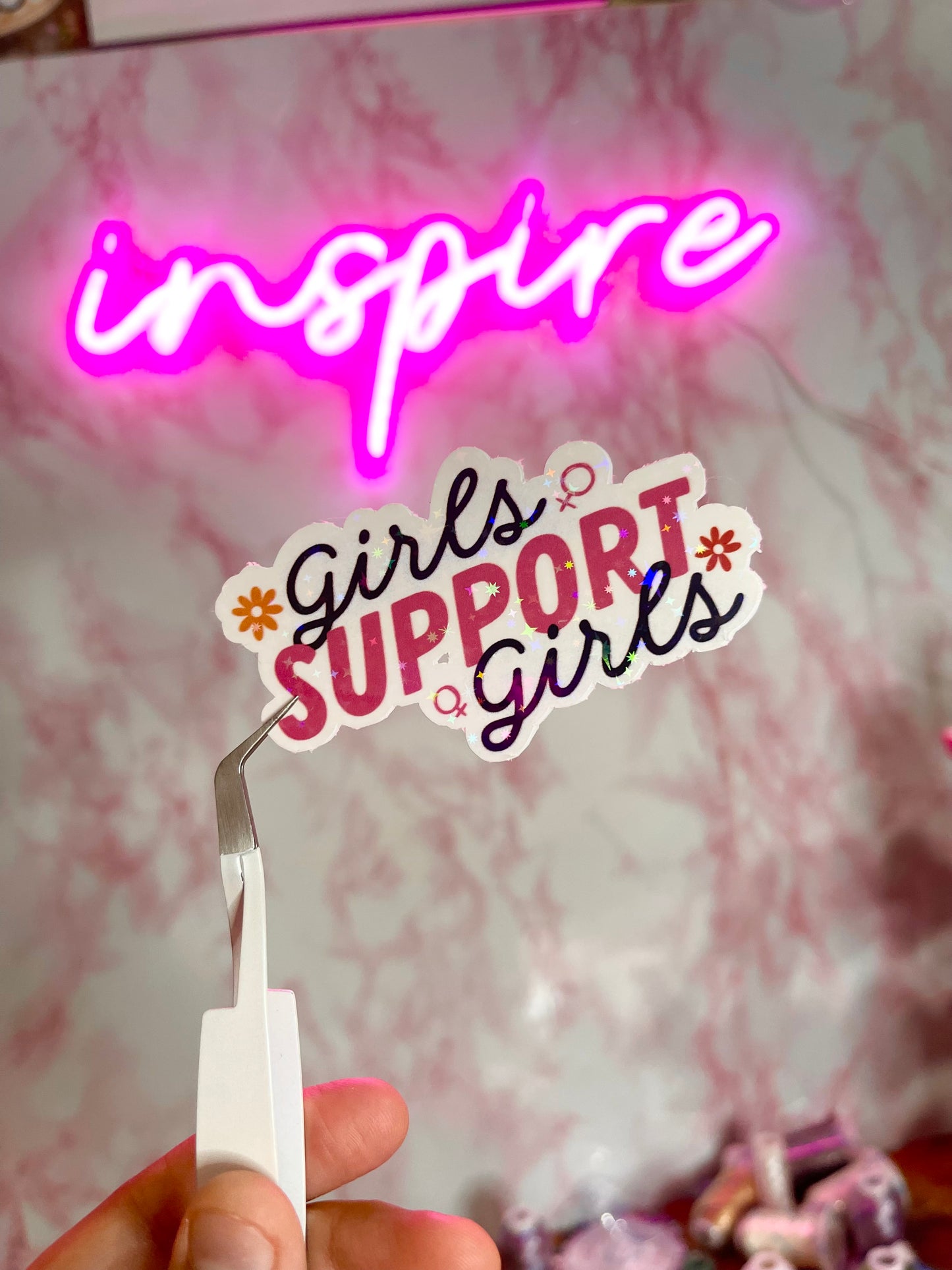 Girls Support Girls Sticker