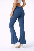 Caris Flare Leggings - Navy Blue