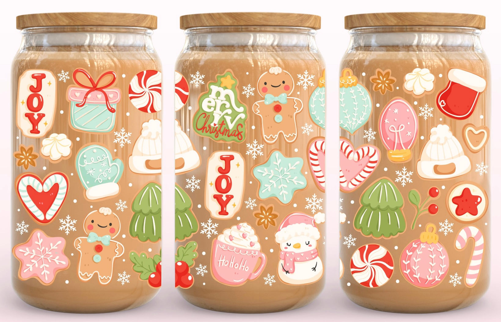 Gingerbread and Pink Cup