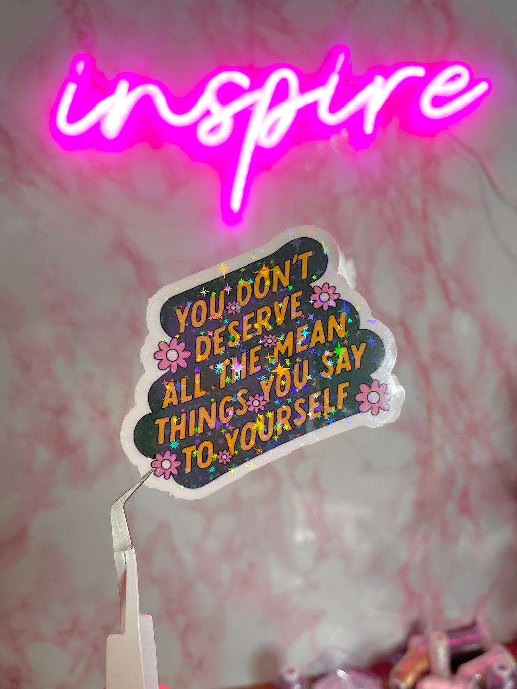 Mean Things Sticker