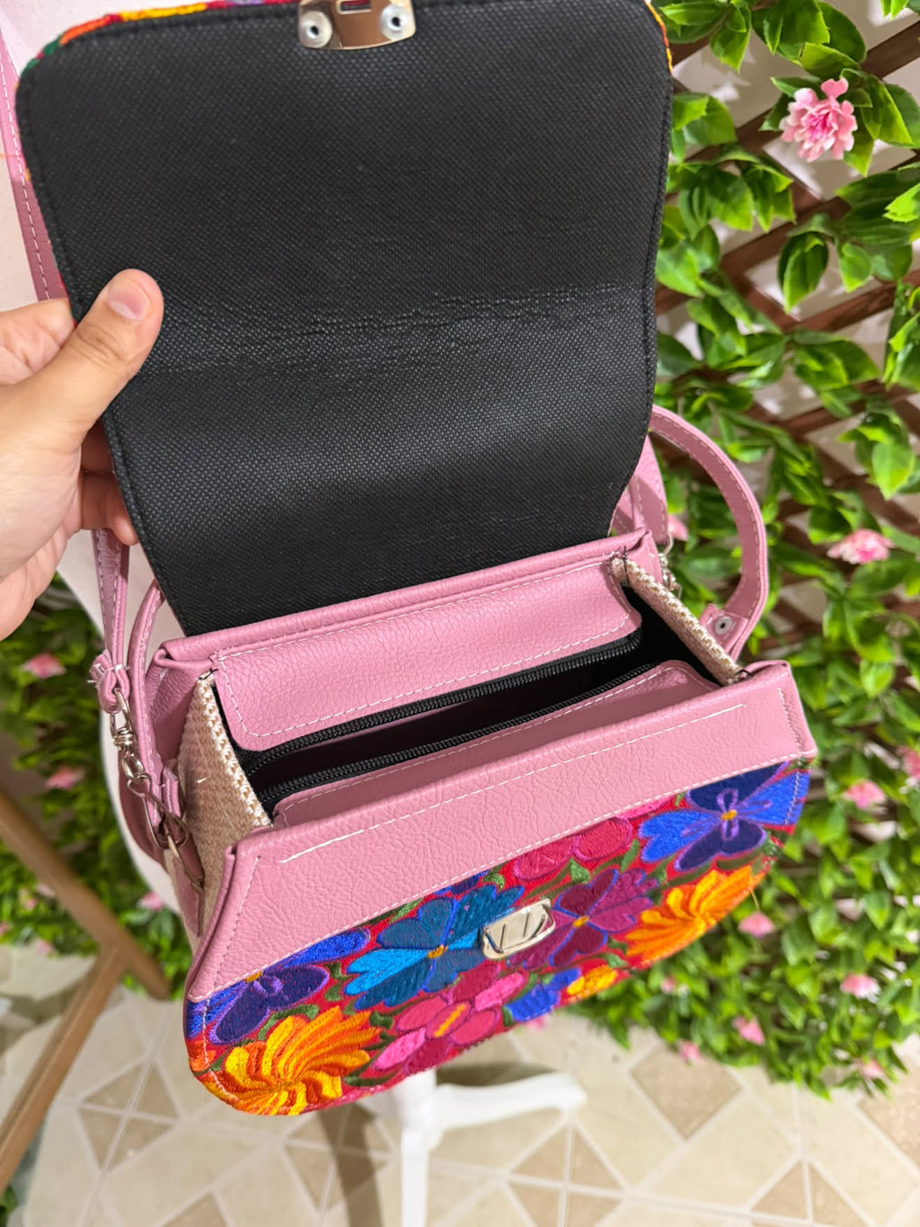 Gardenia Embroidered Bag