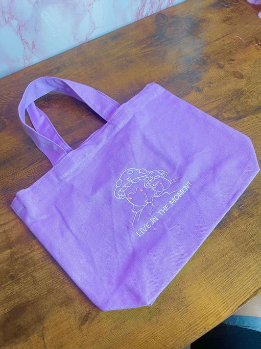 Live in the Moment Tote Bag